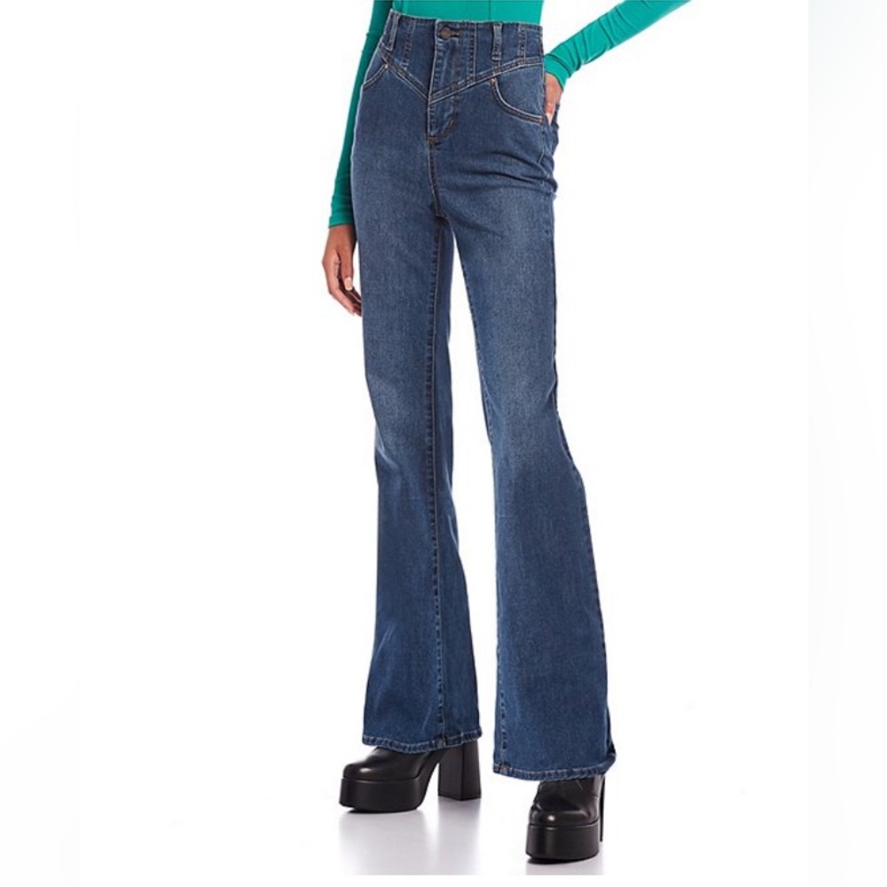 Sam Edelman, Circus NY, high rise fit and flare jeans, size 32, EUC